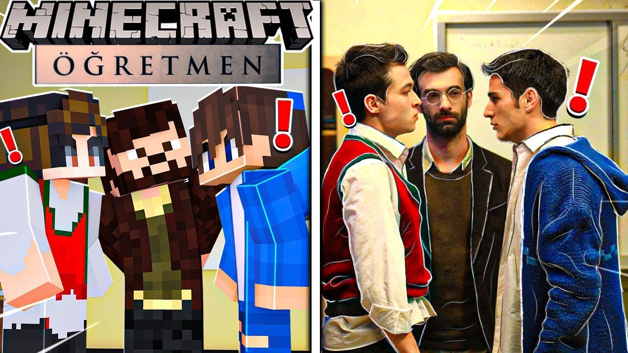AKİF HOCADAN KAÇAN KAZANIR - MİNECRAFT ÖĞRETMEN DİZİSİ SAKLAMBAÇ