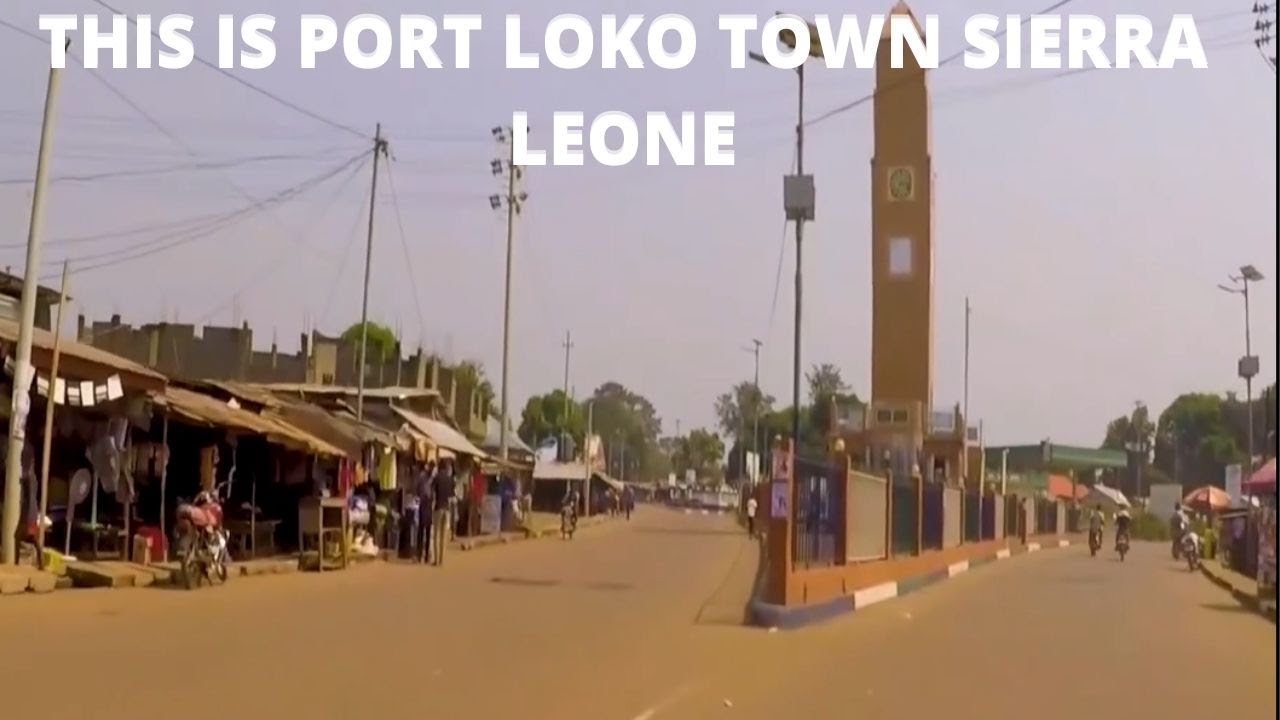Driving Around Port Loko North Western Sierra Leone Part 1