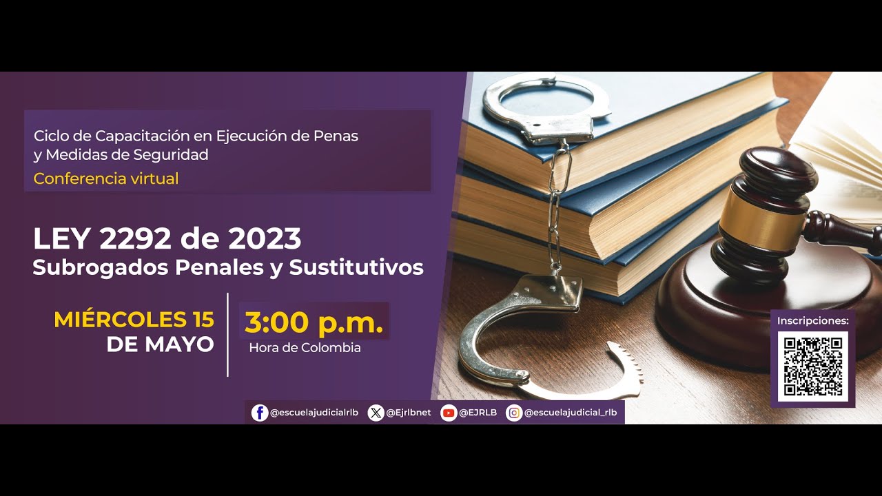 Ley 2292 de 2023 – Subrogados Penales y Sustitutivos