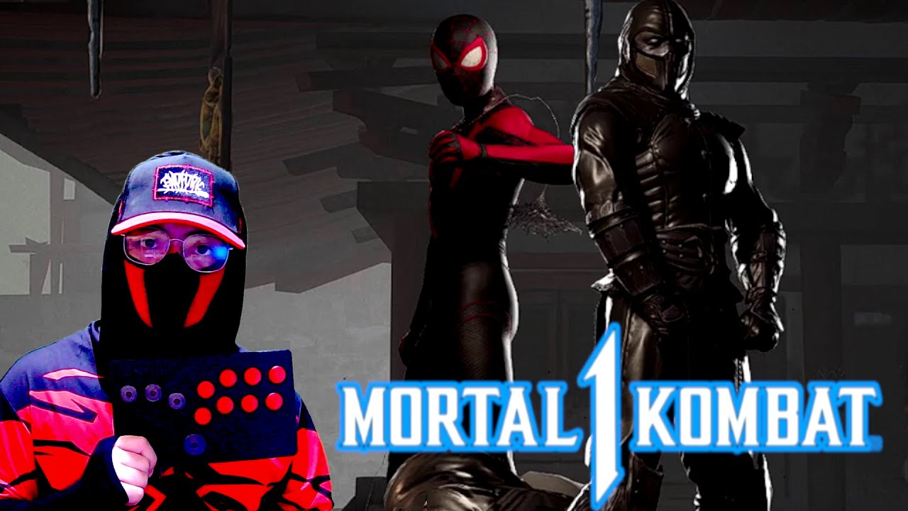 USING A NEW CONTROLLER - FLATBOX LEVERLESS - KOMBAT LEAGUE: NOOB SAIBOT & MAVDO - MORTAL KOMBAT 1