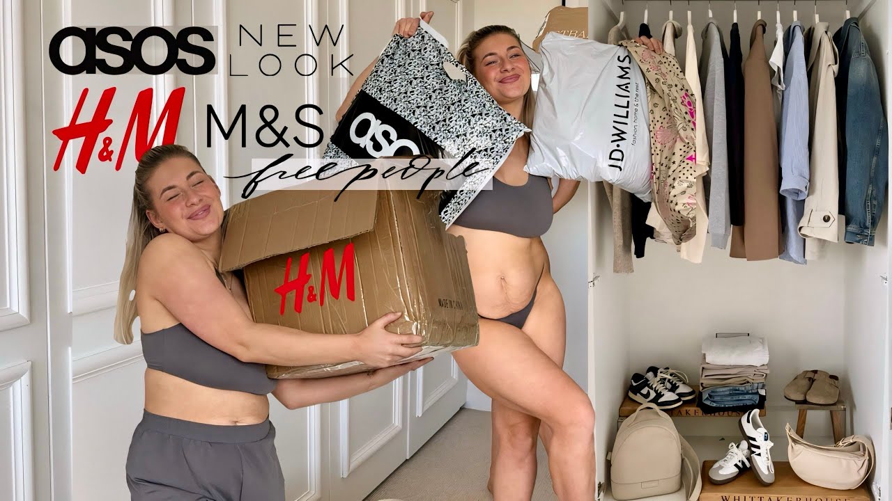 HUGE MIDSIZE SUMMER HAUL + TRY ON 2024 | H&M, ASOS, M&S, NEW LOOK, FREE PEOPLE