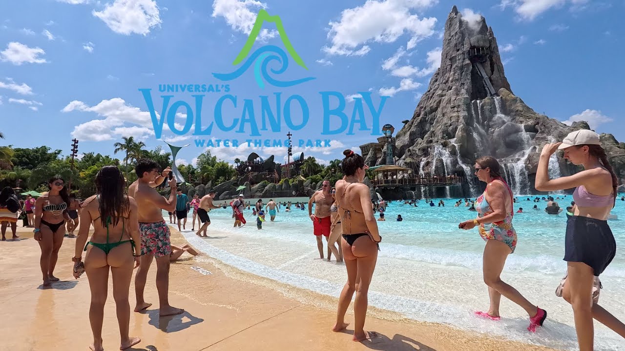 Volcano Bay Universal Orlando | 2024 4K60fps Complete Walkthrough Tour and Overview