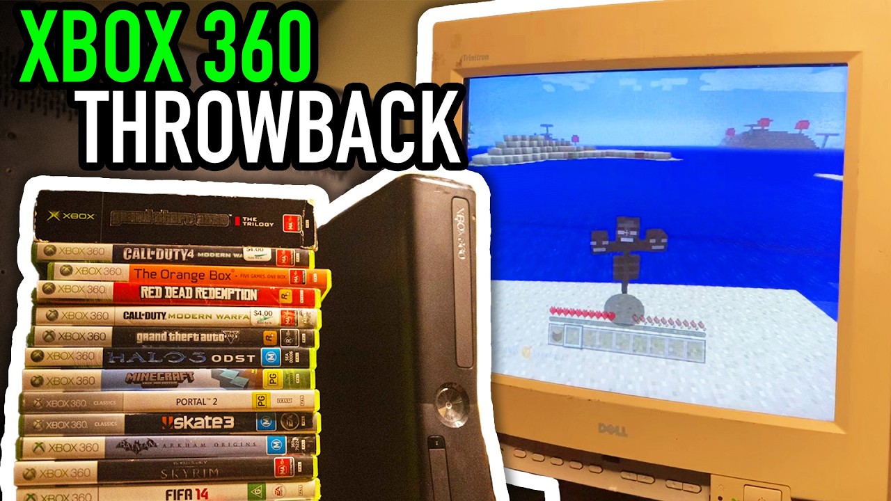 21 Minutes of Xbox 360 Gaming on a CRT