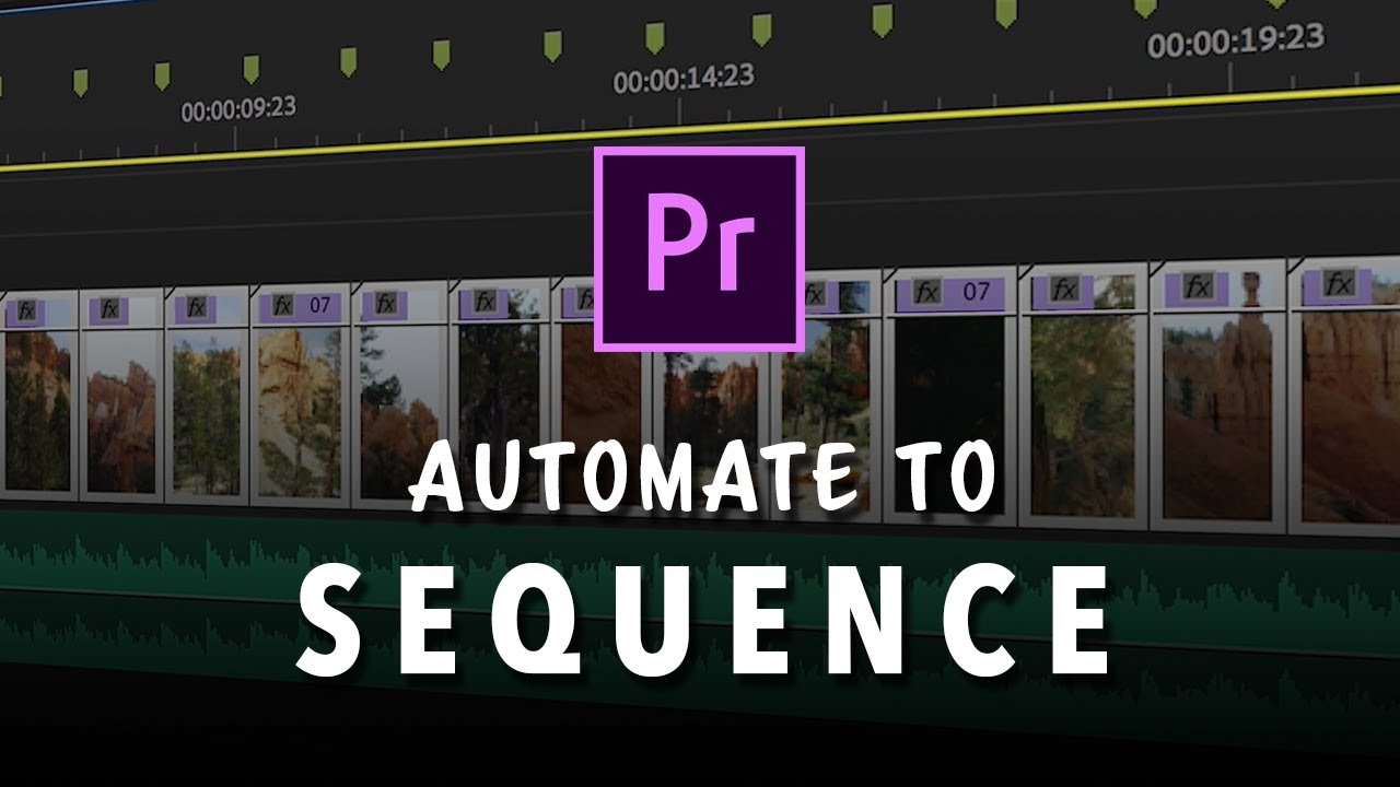 Working with Automated Sequences in Adobe Premiere Pro