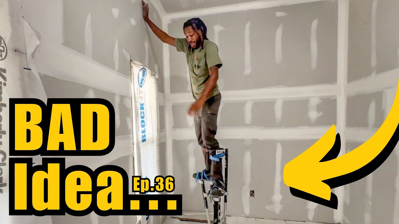 Mudding Drywall!! Hoarder House Restoration Episode 36