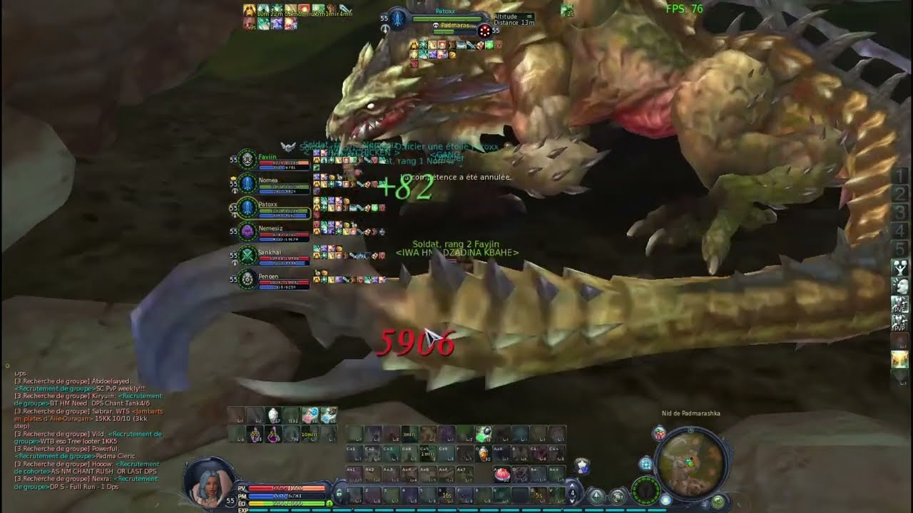 AION CLASSIC 2.5 - grotte de padmarashka -CLERIC POV