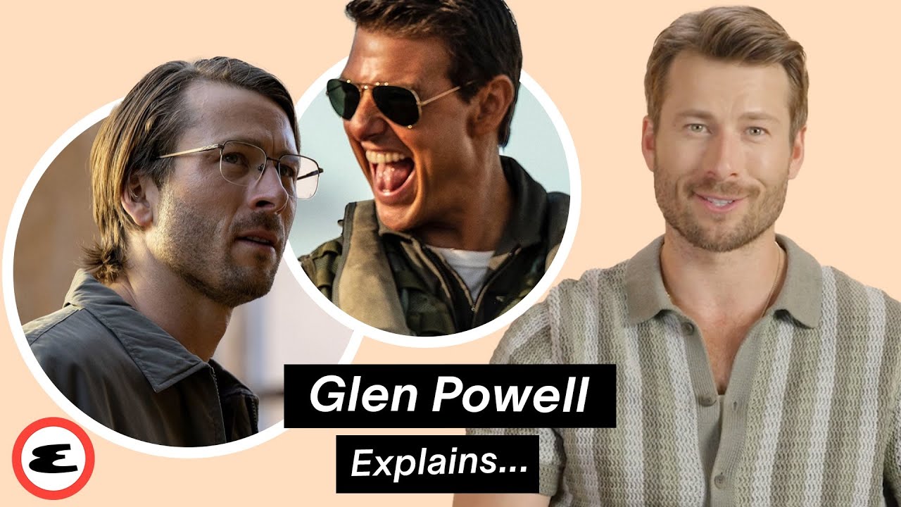 Glen Powell Talks Hit Man, Tom Cruise, Christopher Nolan, and Top Gun  | Explain This | Esquire
