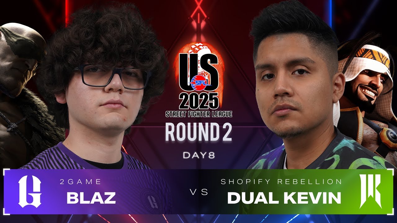Blaz (Sagat) vs. Dual Kevin (Rashid) - 2Game vs. SR - Street Fighter League US 2025 Day 8