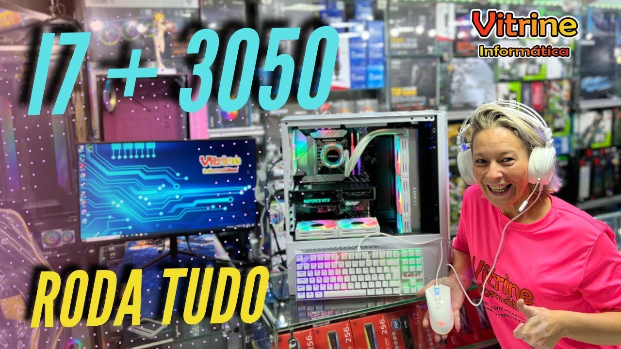 PC GAMER I7 + RTX 3050 = RODA TUDO 🚀