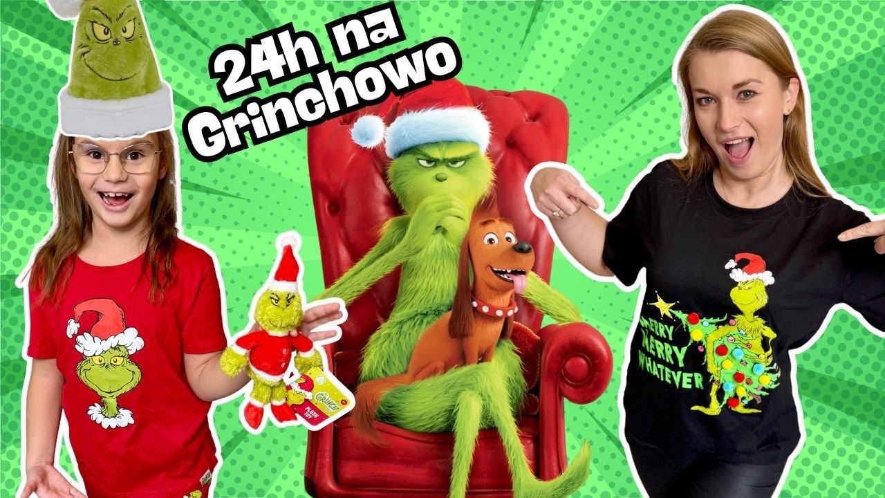Vlogmas 7- Dzień na Grinchowo🤩💚 Świąteczny challenge🎄🎅