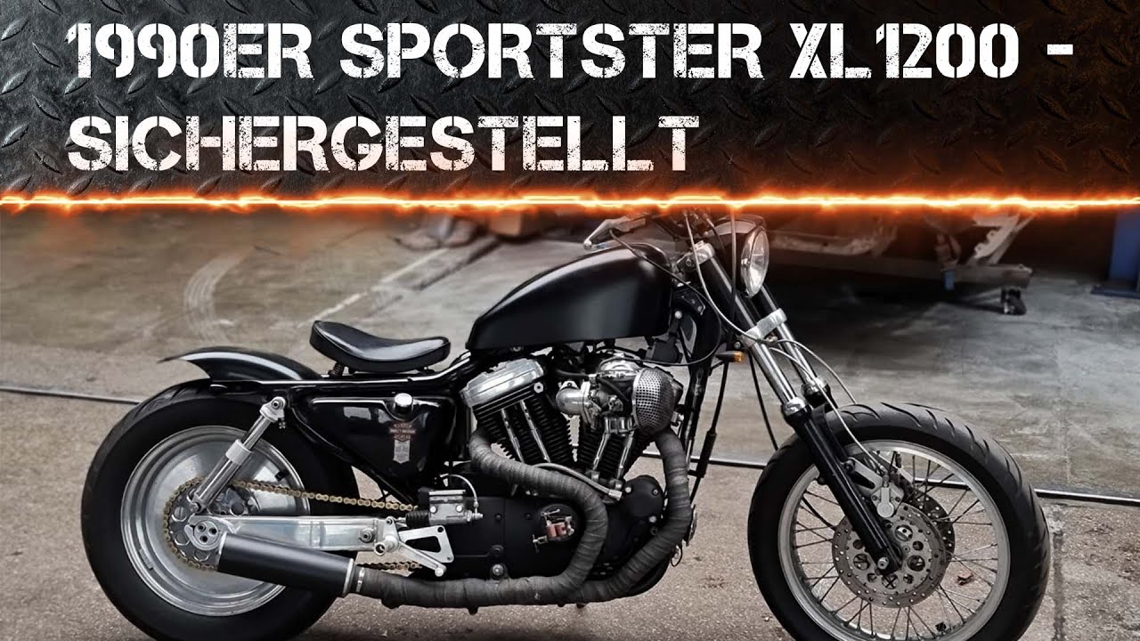 🔥 1990er Harley Davidson Sportster – Bestandsaufnahme nach der Sicherstellung! 🔥