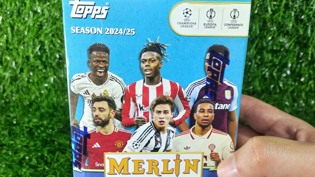 UNBOXING 1 TOPPS MERLIN UEFA CLUB COMPETITION / VALUE BOX TEMPORADA 2024-25