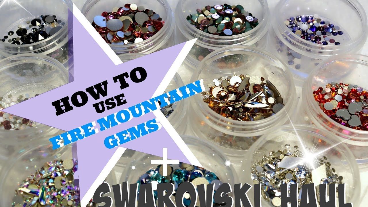 SWAROVSKI CRYSTAL HAUL / HOW TO NAVIGATE FIRE MOUTAIN GEMS
