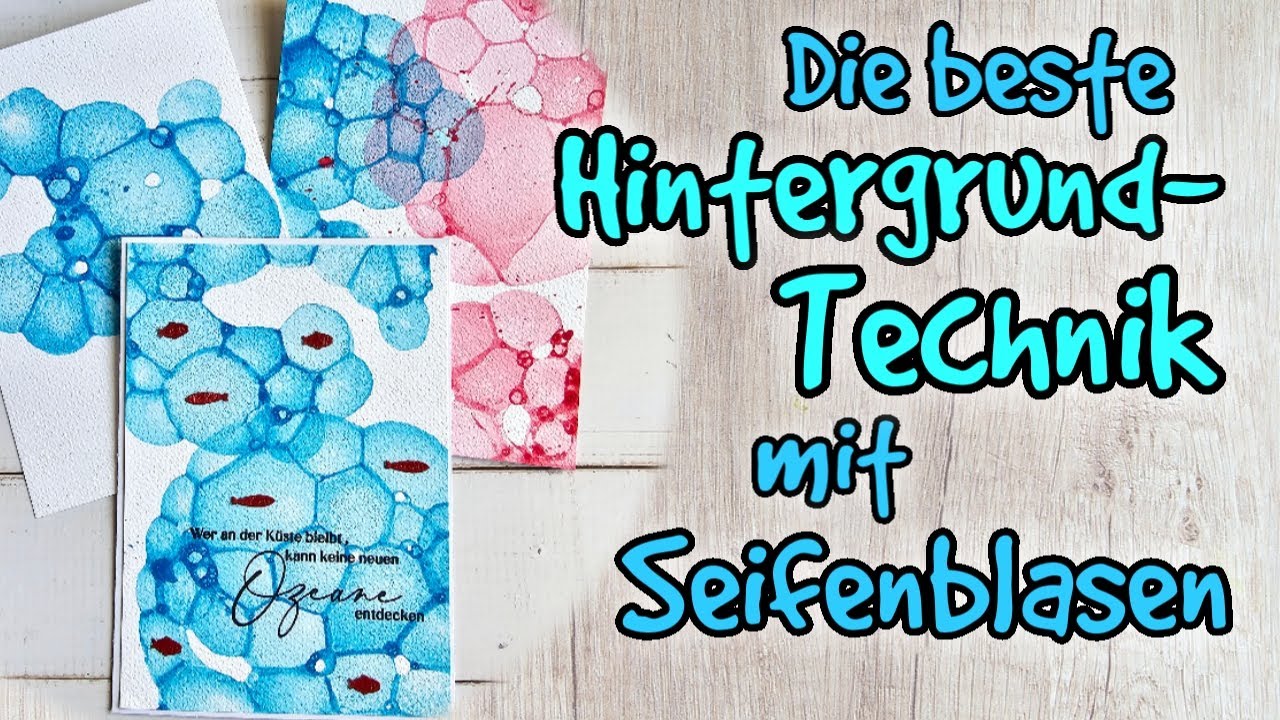 Bubble Technik - So klappt sie sicher! - Tutorial Deutsch