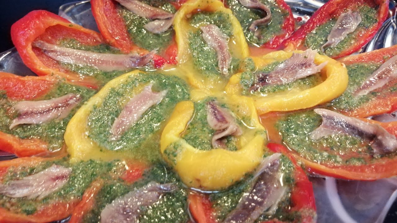 #peperoni in salsa verde con acciughe#salsa verde con acciughe per condimenti#peppers in sauce