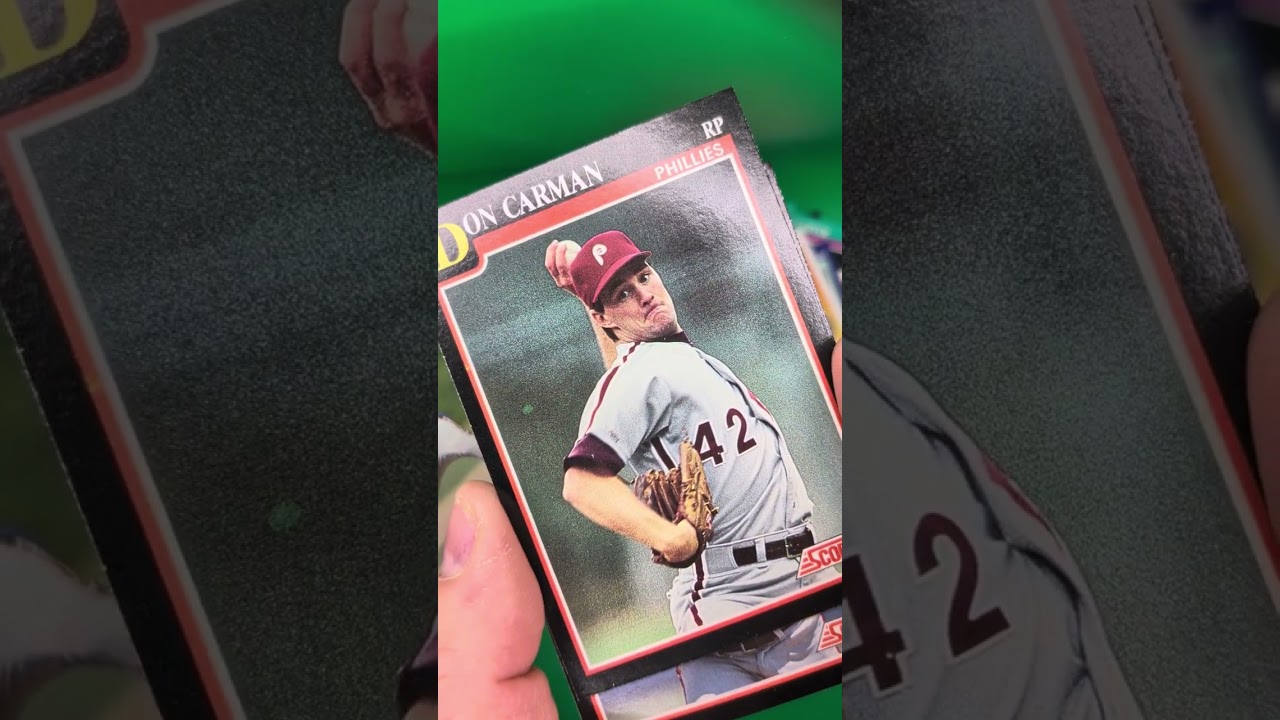 1991 Score baseball cards. 