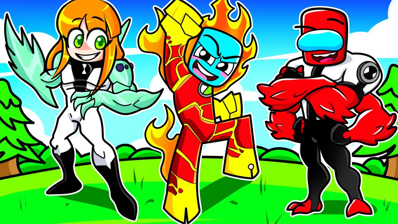 Teniendo una FAMILIA de BEN 10 en Roblox!