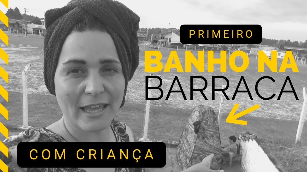 TOMAMOS BANHO NA RUA com BARRACA SUMATRA | CAMBARA DO SUL | TEMP BRASIL 07