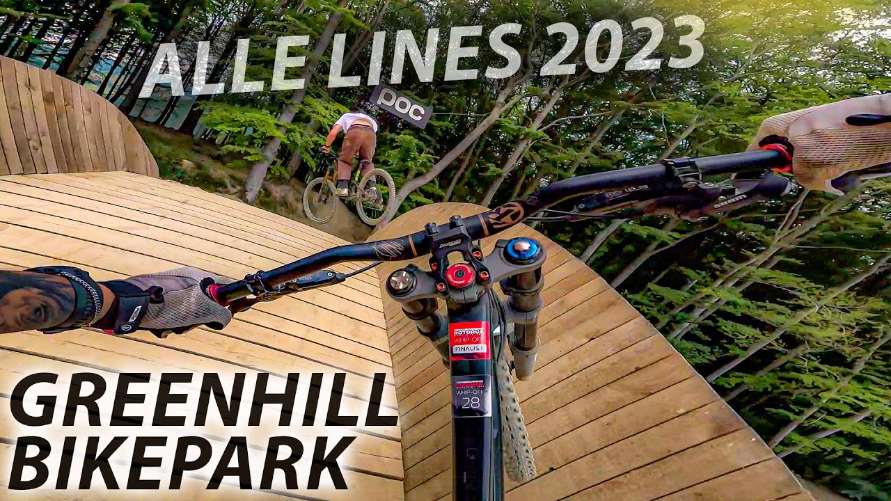 Mein LIEBLINGS-BIKEPARK Greenhill Bikepark 2023 Alle Lines