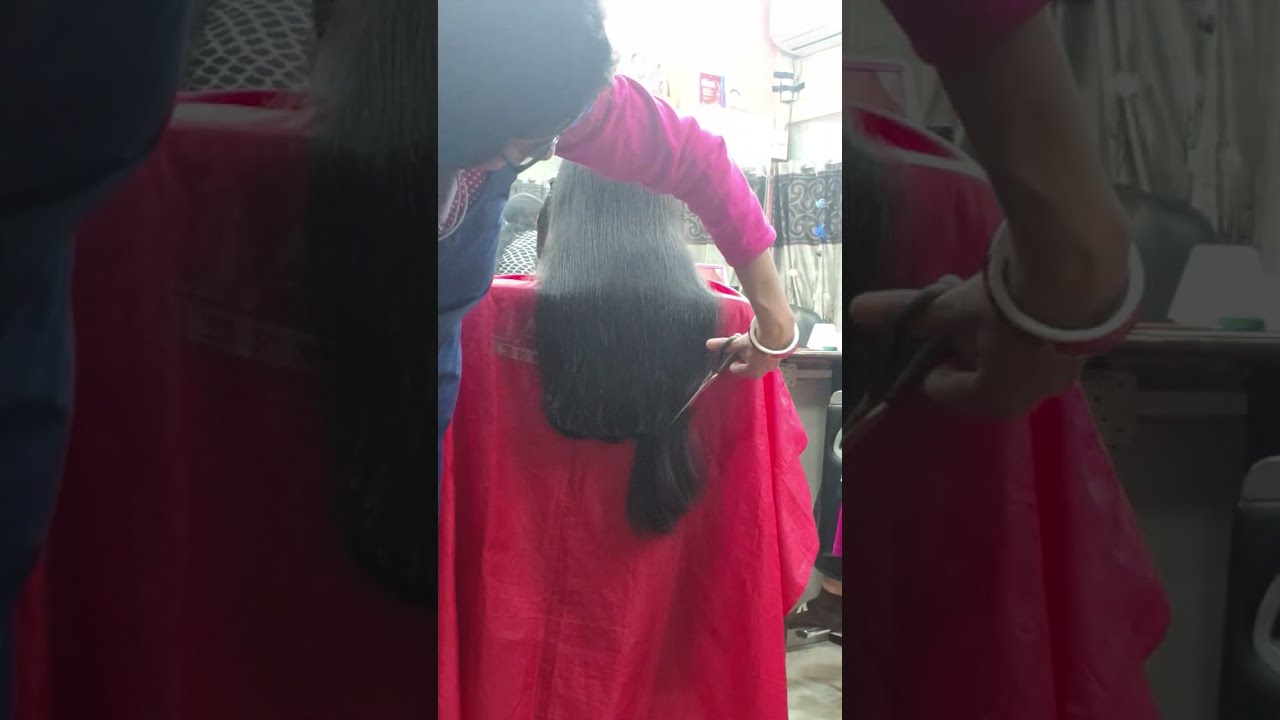 How to u shape haircut tutorial in parlour😍খুব সহজে কিভাবে ইউ শেপ হেয়ার কাট করবে🤔beauty parlour 