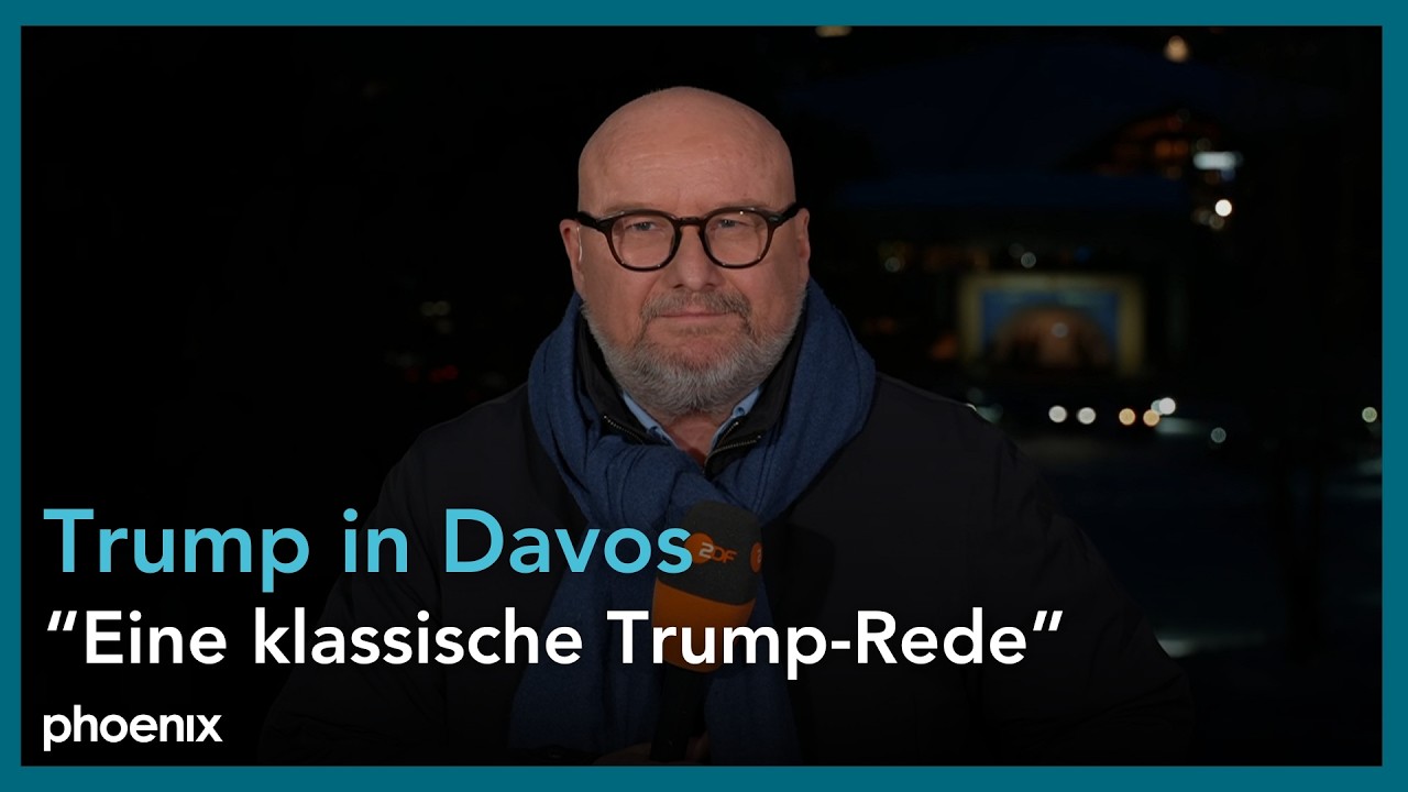 Schaltgespräch mit Ulf Röller (ZDF) zu Trumps Rede in Davos