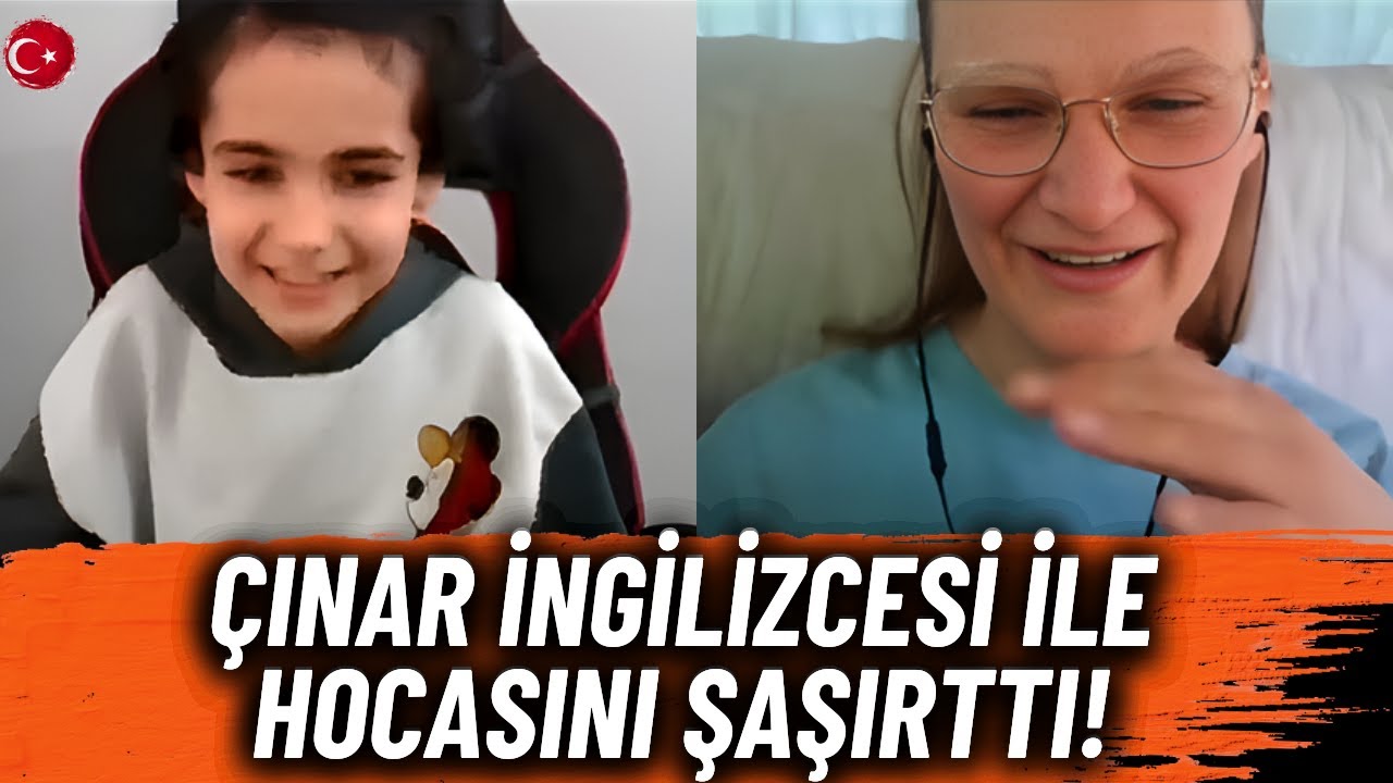 Türk İlkokul Öğrencisi Çınar İngilizce Hocasını Şaşırttı