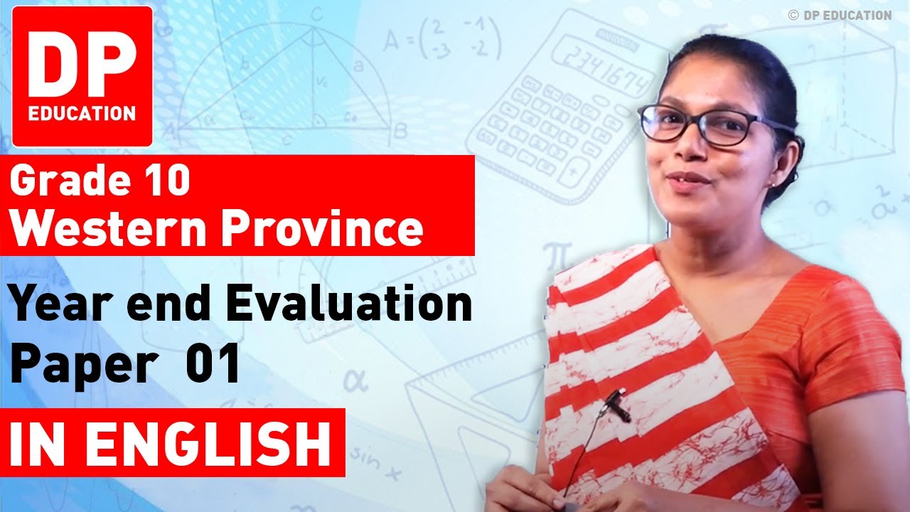 Grade 10 Maths - Year end evaluation 2019 Western Province | Paper 01