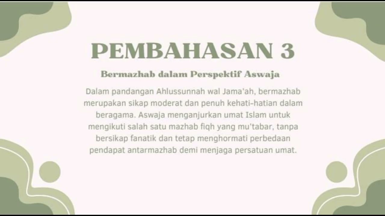 Tugas UAS matkul aswaja