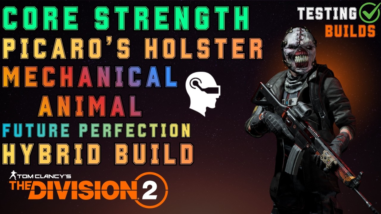 Core Strength & Picaro's Holster Mechanical Animal Build with Ninjabike Backpack - The Division 2