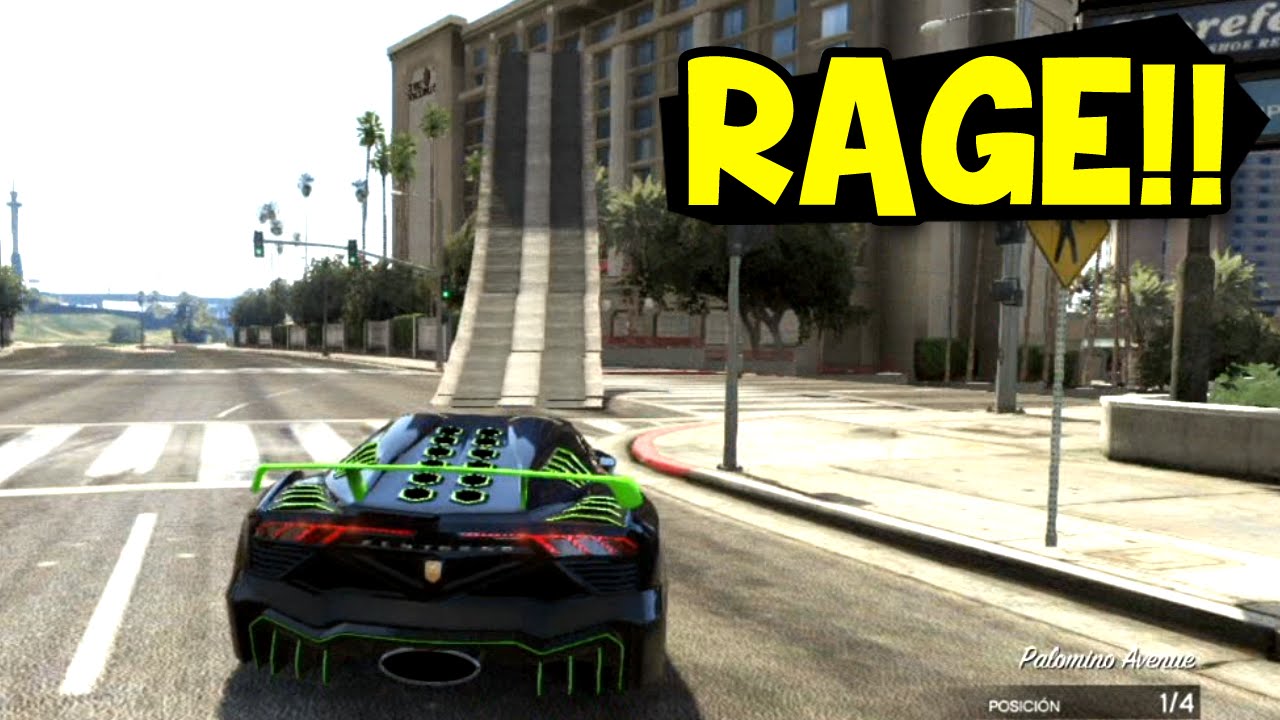 O CARRO TELEPORTOU?! O MAIOR RAGE DE SEMPRE!! - GTA V Online
