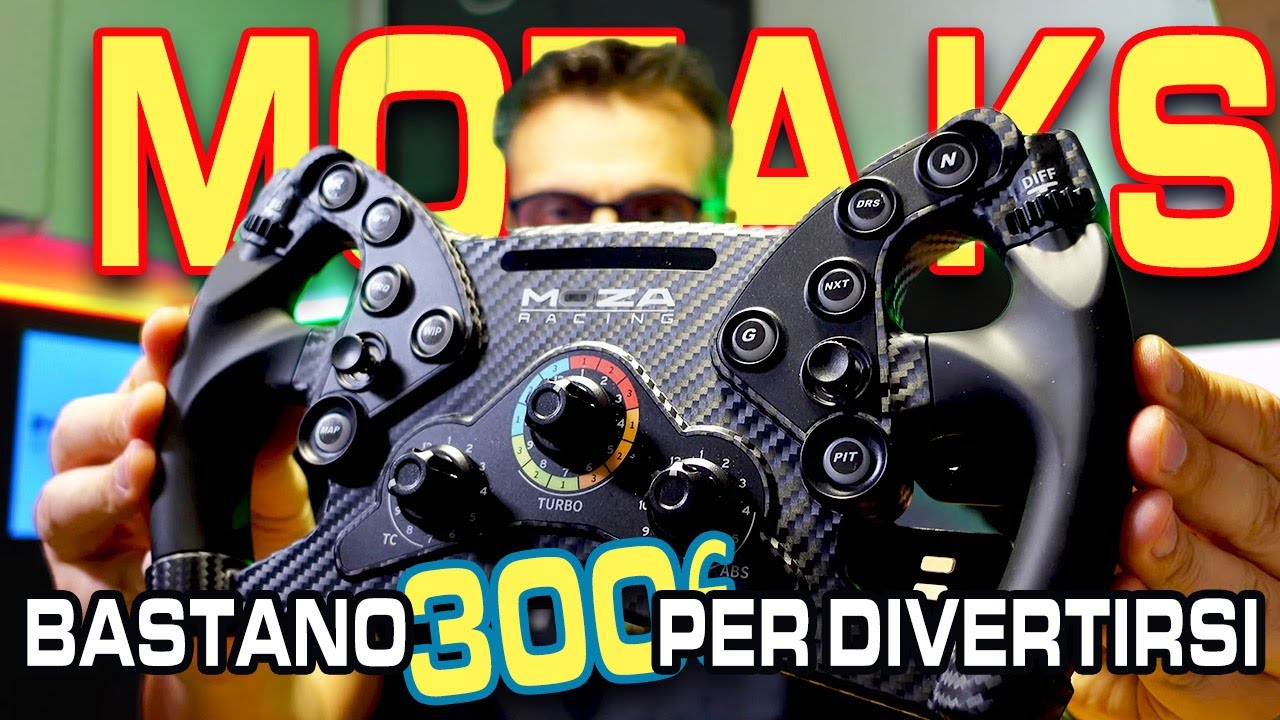 Moza KS wheel , leggero e versatile
