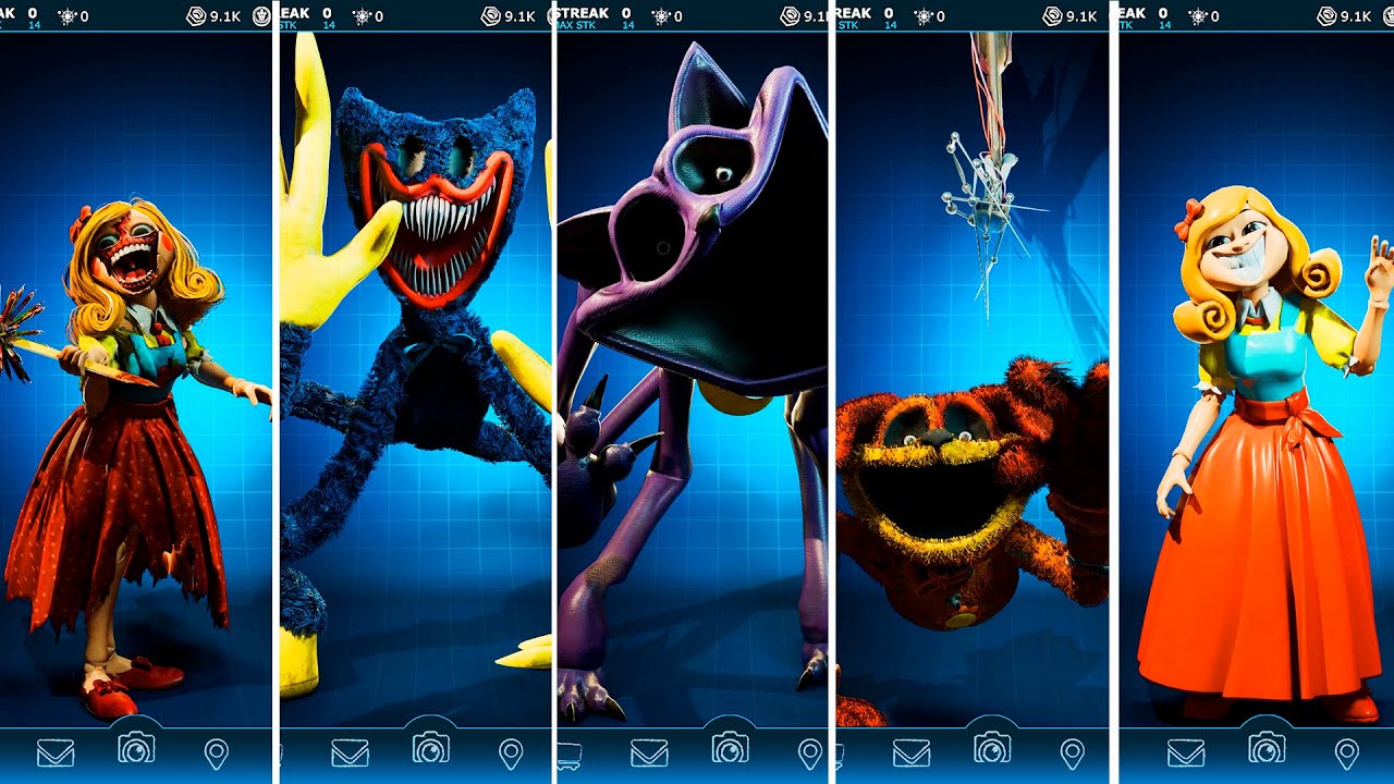 Poppy Playtime Chapter 3 All FNAF AR Workshop Animations