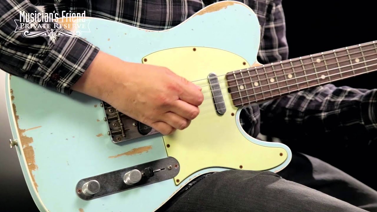 Fender Custom Shop Masterbuilt By Dennis Galuszka 1960 Heavy Relic Telecaster Electric Guitar