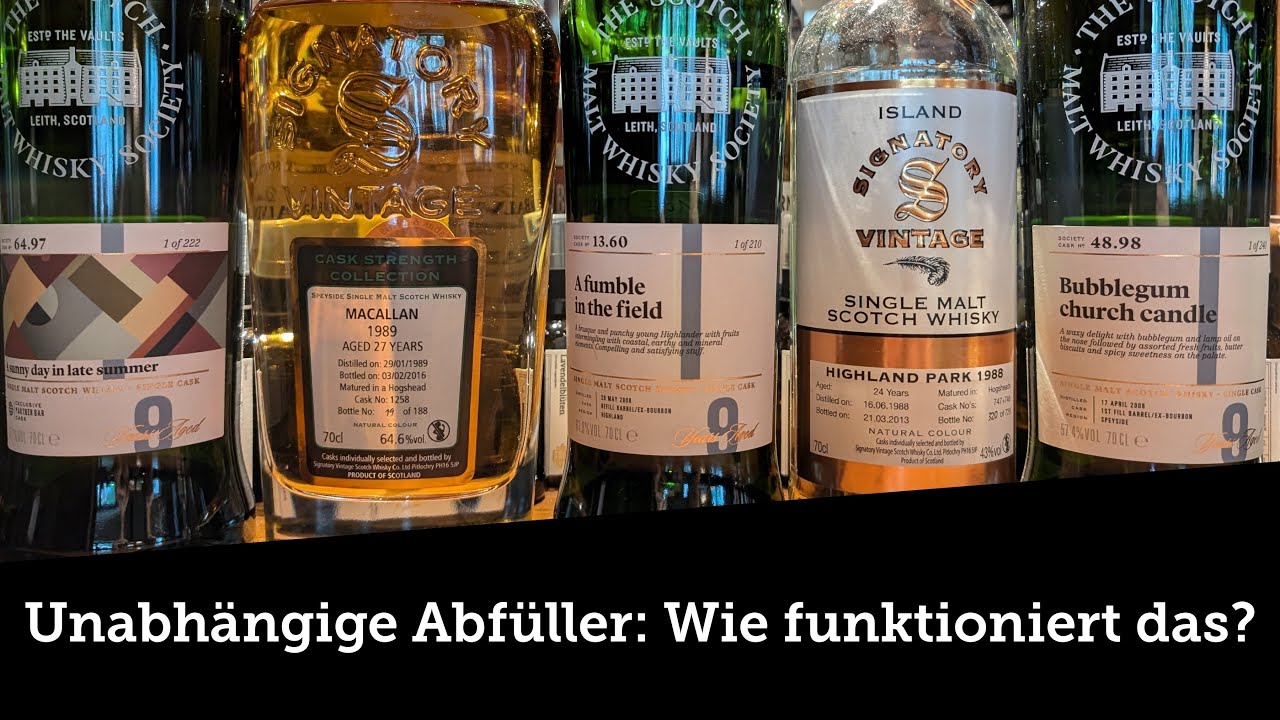 Unabhängiger Abfüller: Wie funktioniert das und wer verbirgt sich dahinter