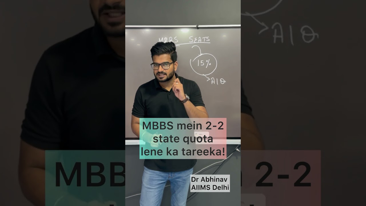 State quota explained! #neet #neet2025 #neetmotivation #doctor #doctormotivation