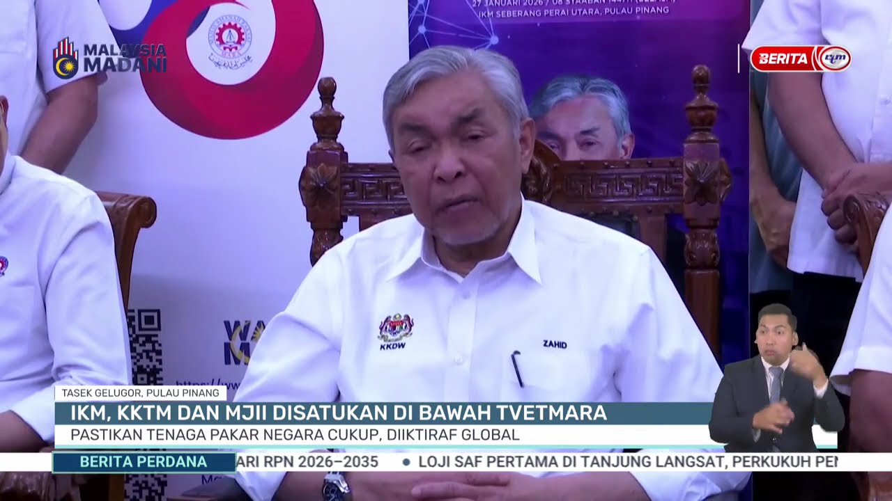 27 JAN 2026 -BP- IKM, KKTM DAN MJII DISATUKAN DI BAWAH TVETMARA: PASTIKAN TENAGA PAKAR NEGARA CUKUP