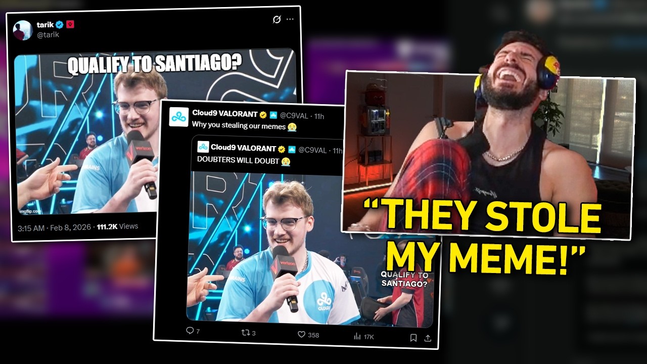 Tarik Reacts To C9 STEALING His Twitter Meme