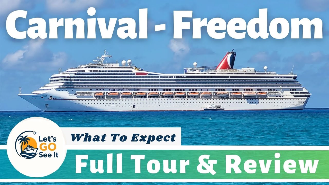 Экскурсия по всему кораблю Carnival Freedom — одному из самых маленьких кораблей Carnival
