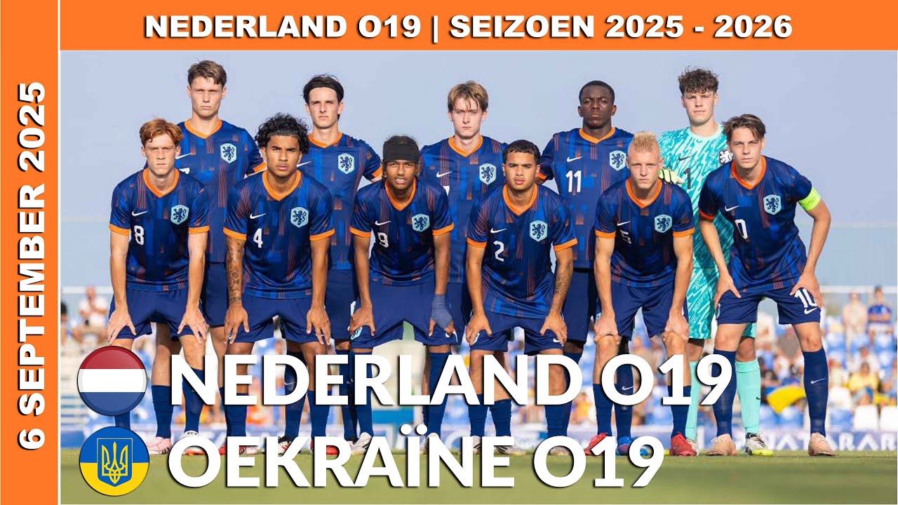 Vriendschappelijk | Samenvatting Nederland O19 - Oekraïne O19 zaterdag 6 september 2025