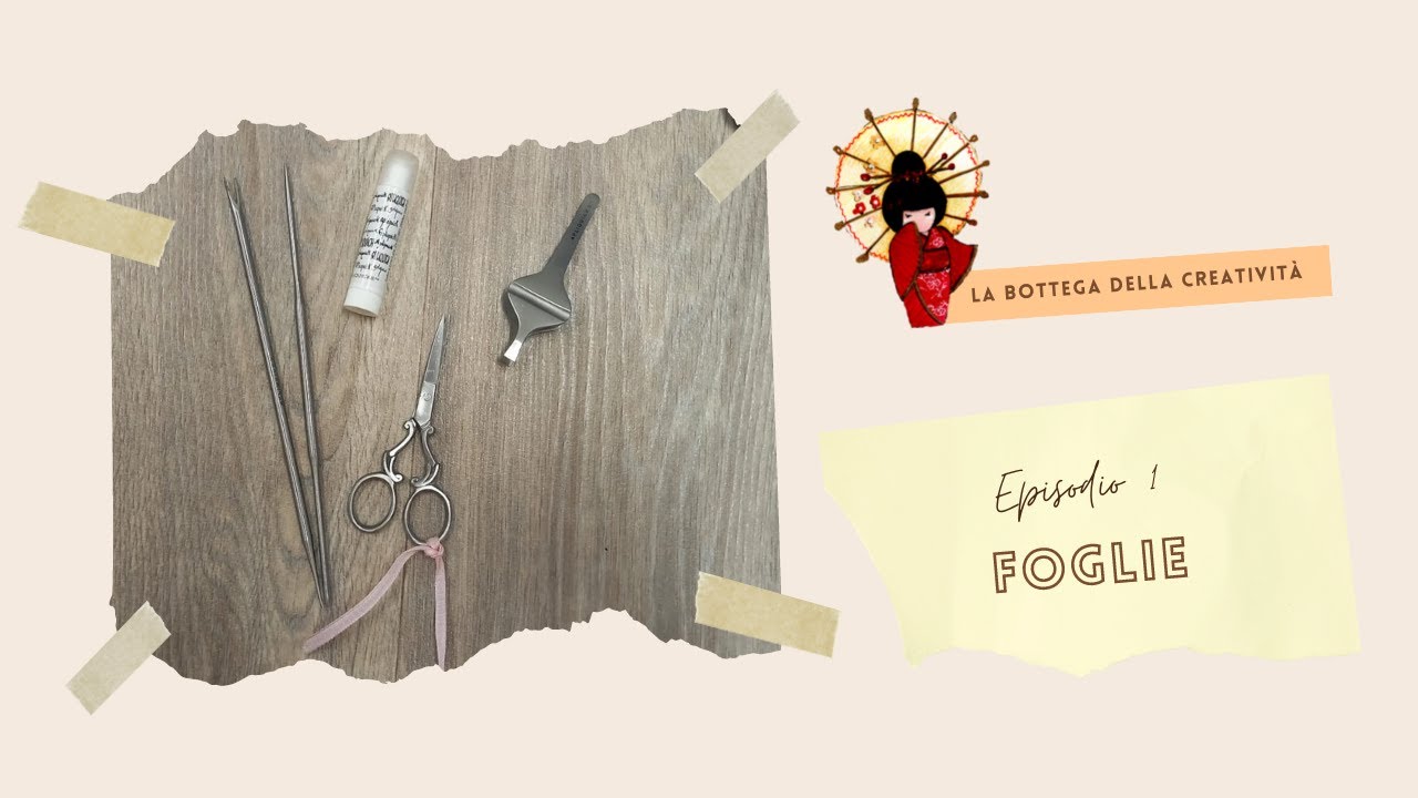 Episodio 1: come cucire una foglia con la tecnica di Apliquick