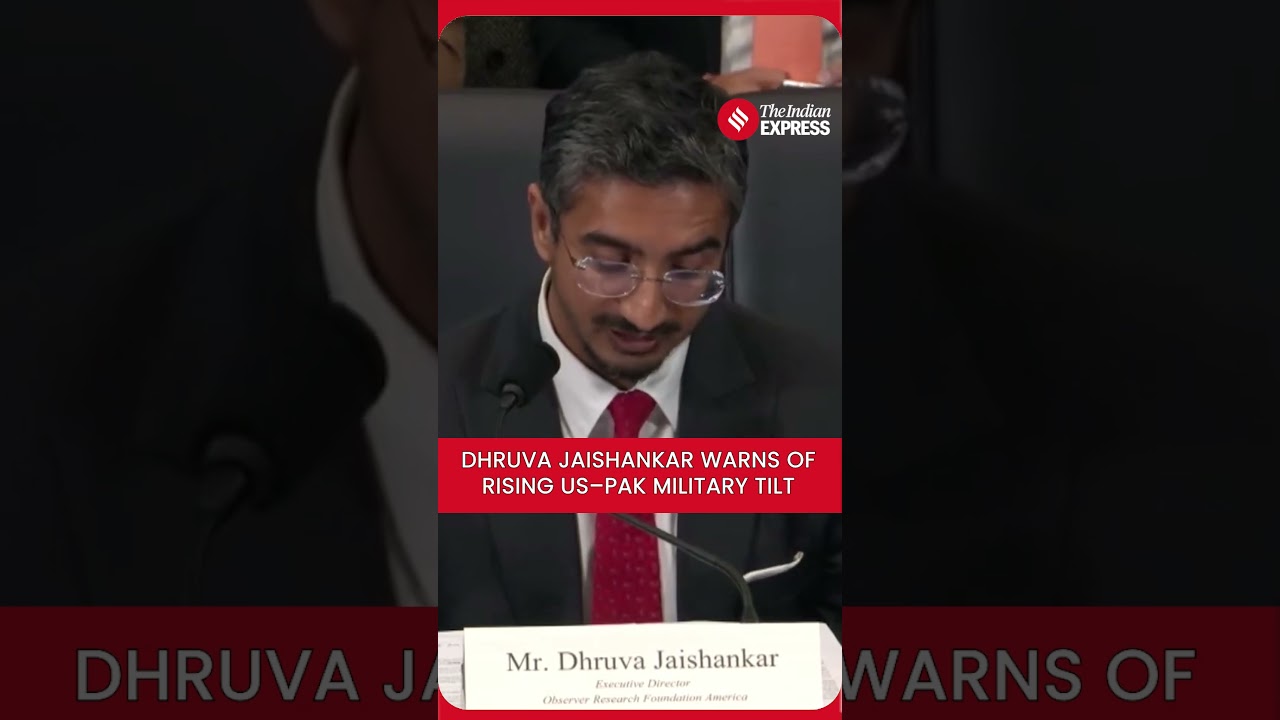 US-Pakistan Military Reset Worries India, Warns Dhruva Jaishankar