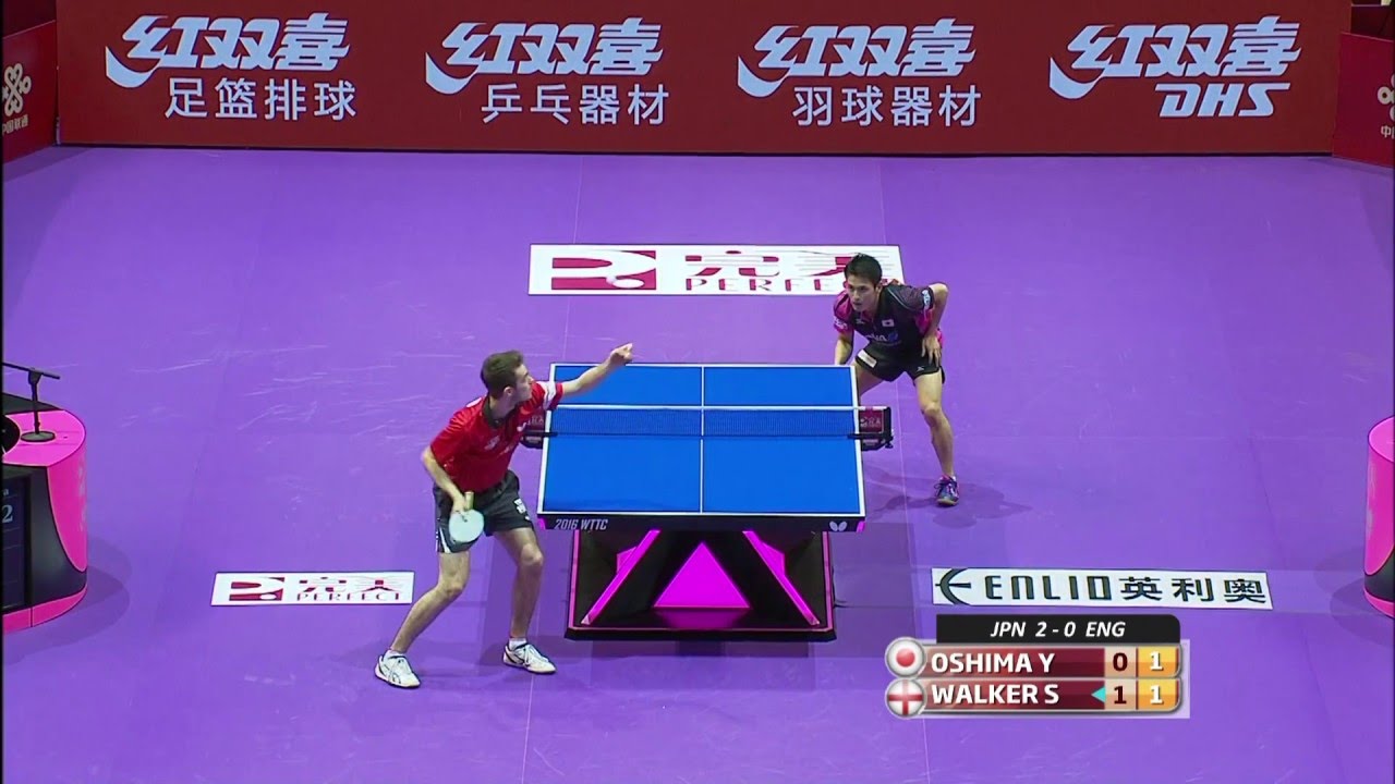 2016 WTTTC MT-SF JPN-ENG (3) Yuya Oshima - Samuel Walker (full match|short form in HD)