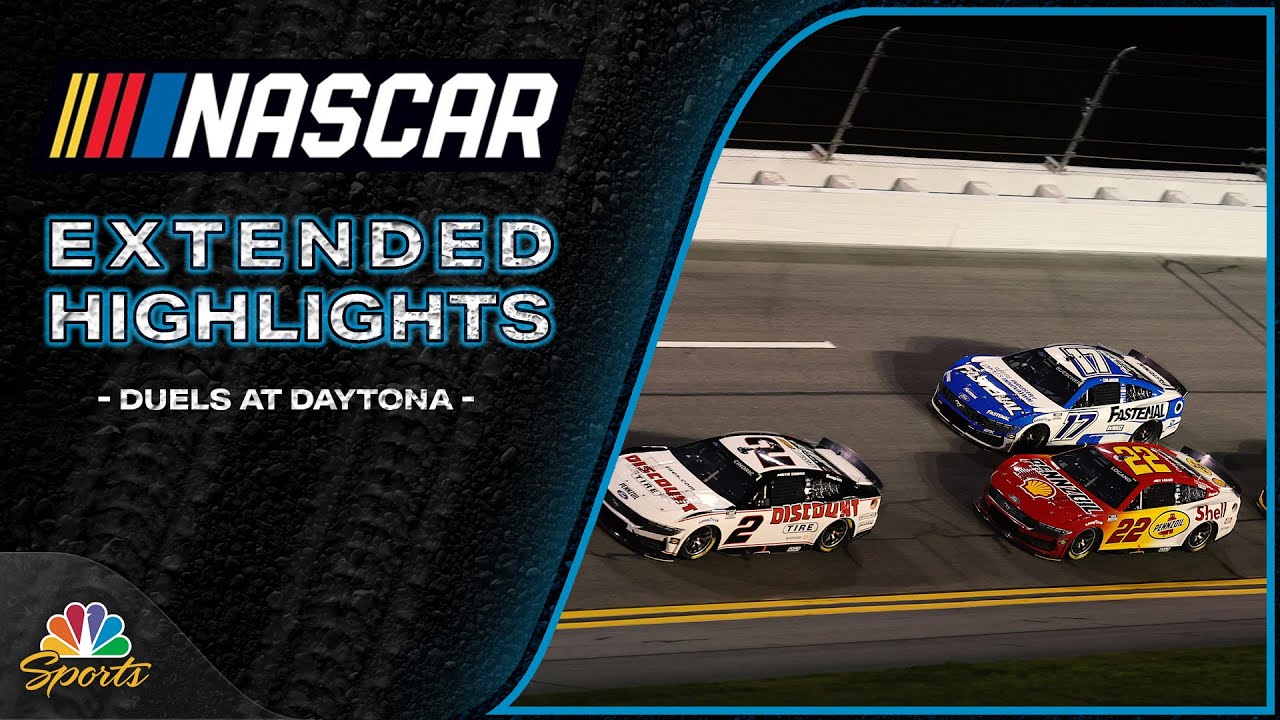 NASCAR Cup Series 2025: Duels at Daytona | EXTENDED HIGHLIGHTS | 2/13/24 | Motorsports on NBC