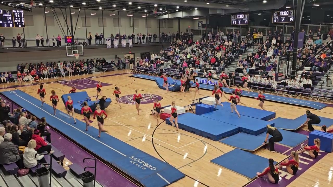 Barnesville vs Breckenridge Boys Basketball halftime entertainment show. January 30th, 2024 Kennedy