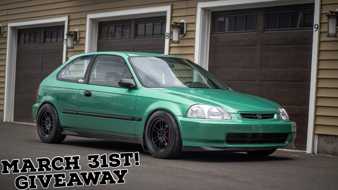 k20 Midori Civic EK hatch March 31st 💚