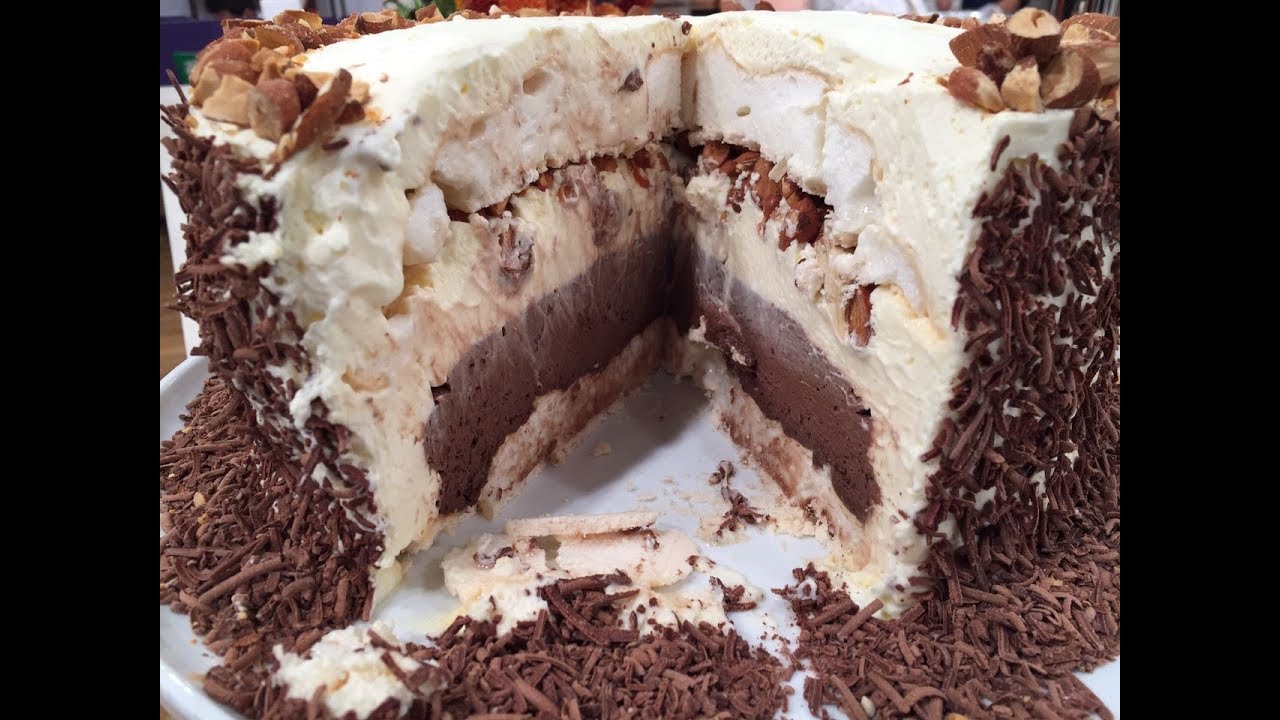Torta imperial rusa, puro merengue