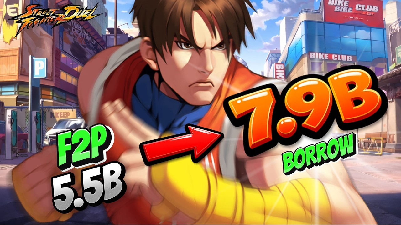 F2P Guide: 5.5B → 7.9B Damage Using the Borrow Trick | Street Fighter Duel