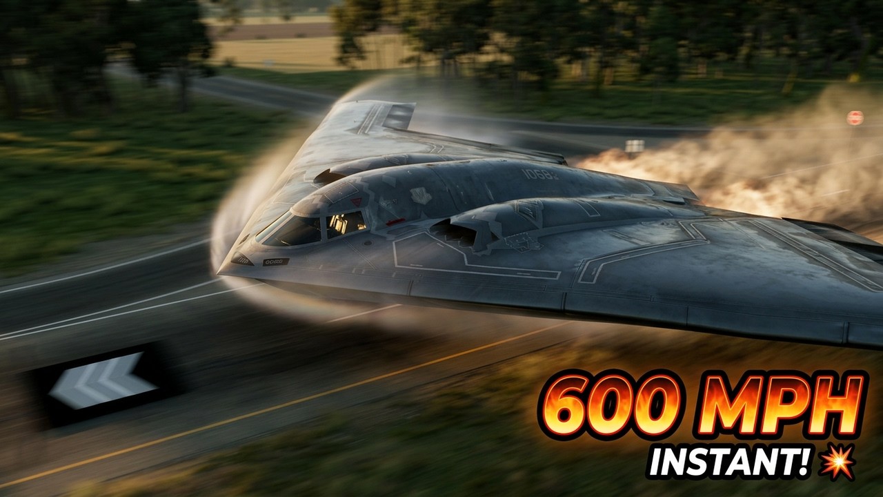 BeamNG drive 600 MPH Instant Acceleration Test! 💥