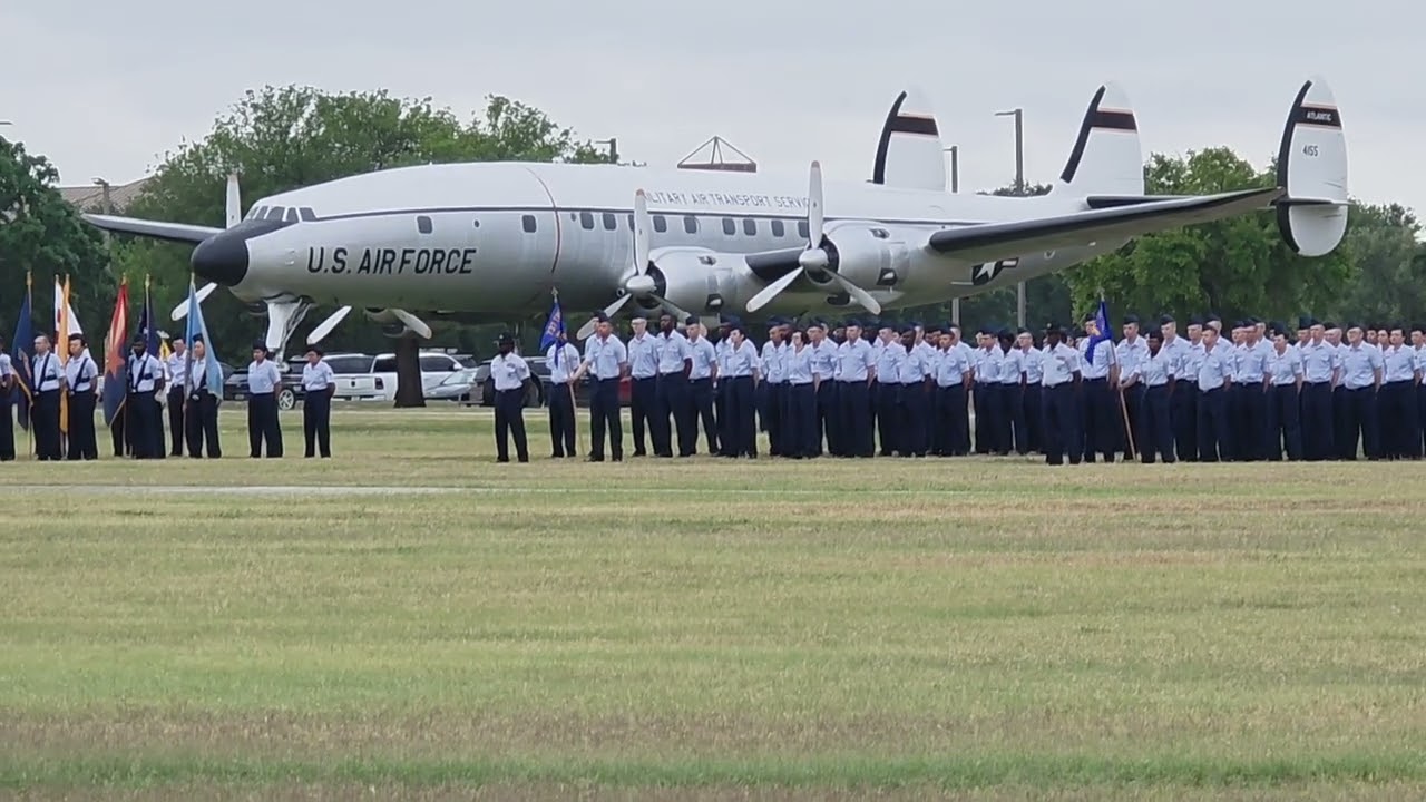 Day 2 graduation ceremony Lackland Airforce base Logan