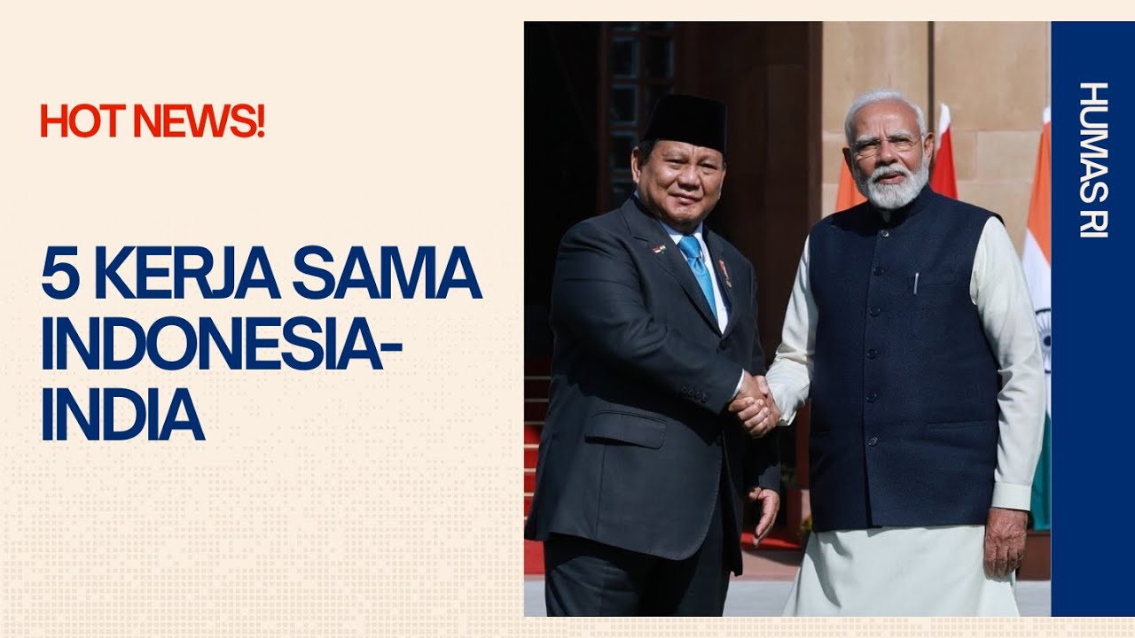 5 Kerja Sama Besar! Prabowo & Modi Perkuat Hubungan Indonesia-India